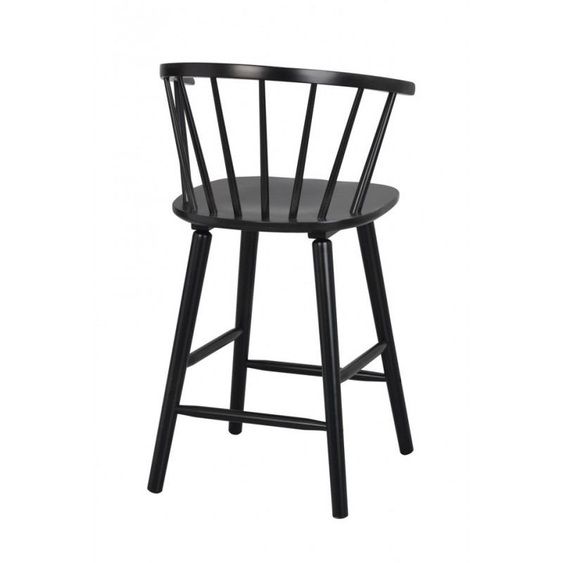 RO Carmen Bar Chair Black